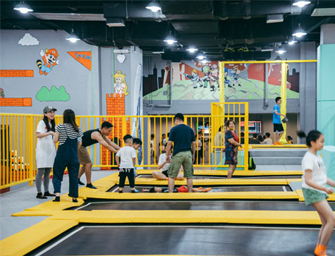 Indoor Trampoline Park Fun For Kids And Adults