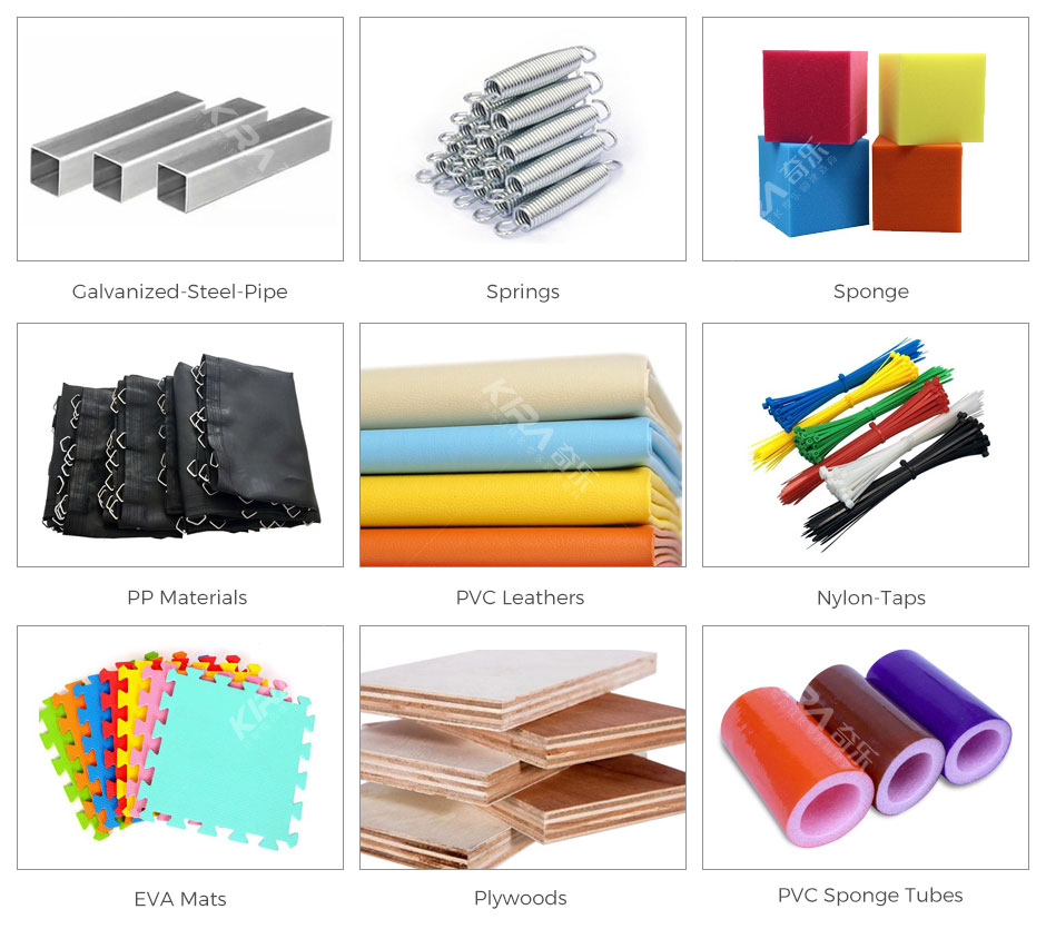 Trampoline materials