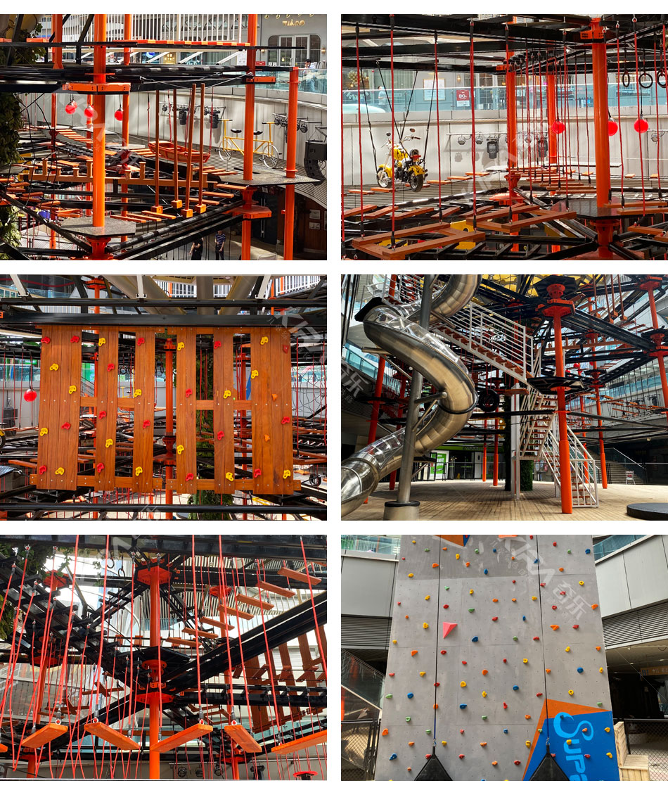 indoor rope course adventure park