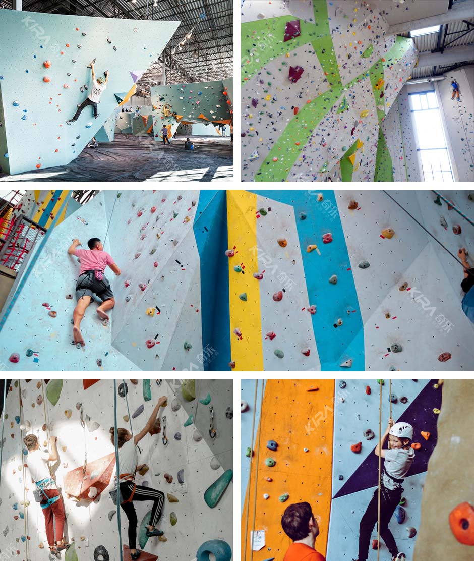 Rock climbing wall