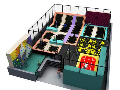 Attractive Indoor Fun Trampoline Park For Kids And Adults