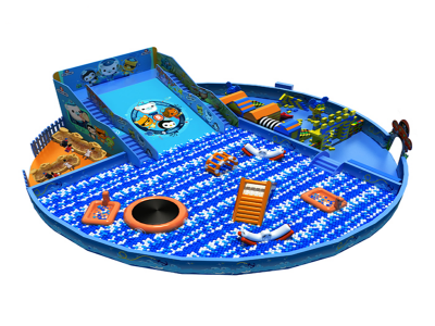 New design ocean ball pool equipment with Sponge inflatable ball for kids