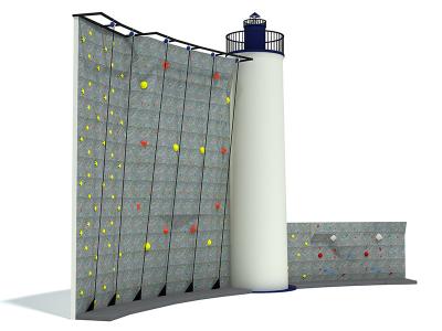 Environmental protection playground childrens climbing wall for theme park