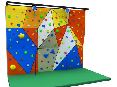 Modern and fashion design amusement park indoor climbing wall for sale