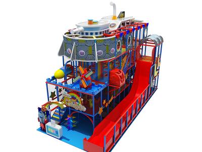 High popular kids play house maze indoor playground equipment with slide