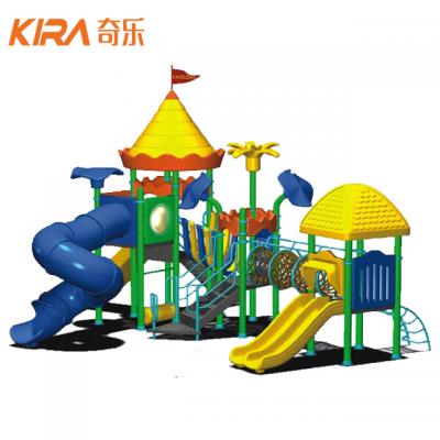 Multi-project outdoor children play game playground equipment kids slides