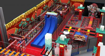 Commercial Soft Kids Play Equipment Indoor Playground With Slide For Sale