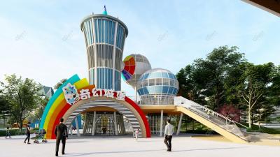 Custom Outdoor Playground Colorful Design Outdoor Playground Games Oem Equipment Outdoor Large Playground For Kid