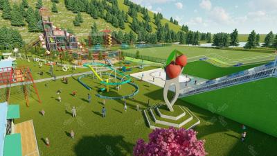Customized unpowered amusement equipment indoor and outdoor children's stainless steel slide non-standard amusement equipment