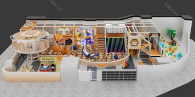 Kira factory 1150 sqm 3 m height indoor soft play kids playground macaron indoor playground equipment for kids comercial