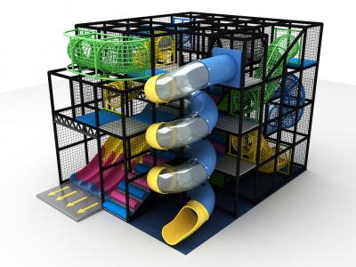 Indoor Playground with Maze Game Soft Indoor Play Equipment for Kids Children's Fun Space