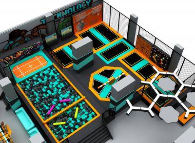 Professional Design Shopping Mall Daycare Commercial Kids Entertainment Soft Play Equipment Set Indoor Playground