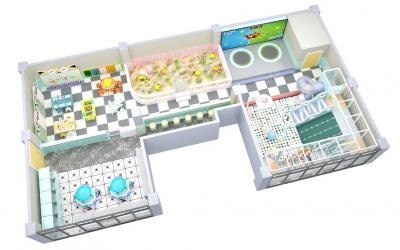 Children Play Center Indoor Soft Play Equipment Themed Sports Naughty Castle Commercial Indoor Playground for Sale