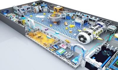 Commercial Adventure Park Customized Face Off Climbing Kids Indoor Playground Equipment with Trampoline Park