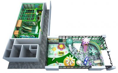 New Children Big Indoor Playground Kids Soft Padded Play Ground Equipment with Big Slide