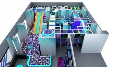 Wholesale Professional Manufacturer Children Shopping Mall Center Playground Equipment Kids Indoor Playground With Trampoline