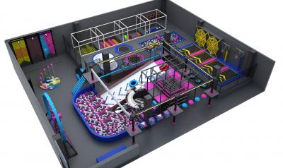 High Quality Reasonable Price Indoor Playground with Ball Pool for Shopping Mall Use Adventure Fun Customized Size