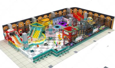 Commercial Indoor Silicone Maze Ninja Rope Trampoline Slide Adventure Zone Trendy Sports Park Cyberpunk Shopping Mall Home