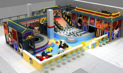 Most Popular Children's Indoor Playground With Racing Game House Rock Climbing Ball Pool Trampoline Maze Slide