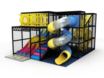 Children Indoor Playground Equipment Kids Soft Play Area Kids Ninja Jungle Gym Fun Maze