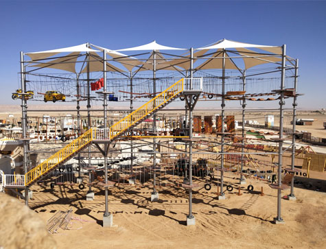 High Rope Course Different Element Course Saudi Arabia