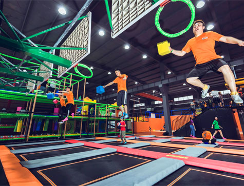 LEDO Indoor Trampoline Theme Park Climbing Wall In China