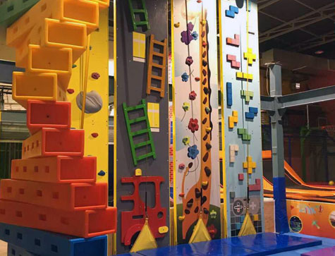 CLAWPLAY Sport Park Theme Climbing Walls Rope Course In India