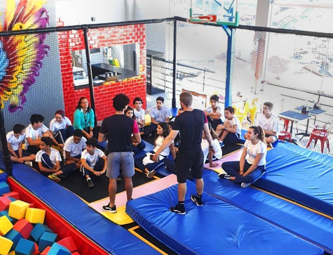 Indoor Sport Complex Trampoline Park and Ninja Obstacle Course In Brazil